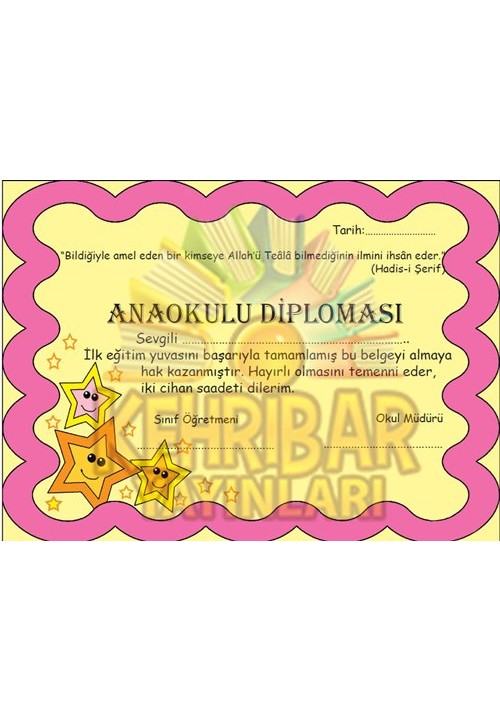 Anaokulu Diploması